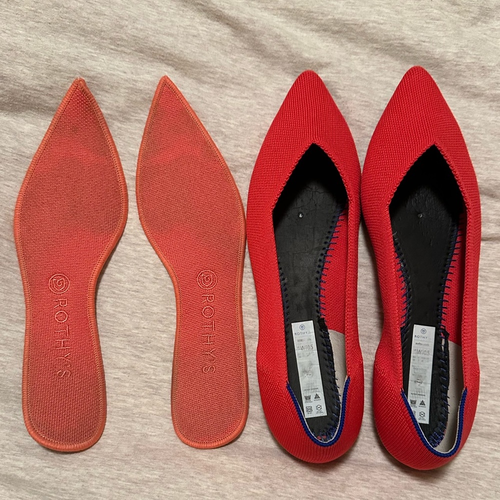 Rothy’s Flame Points - Size 10.5